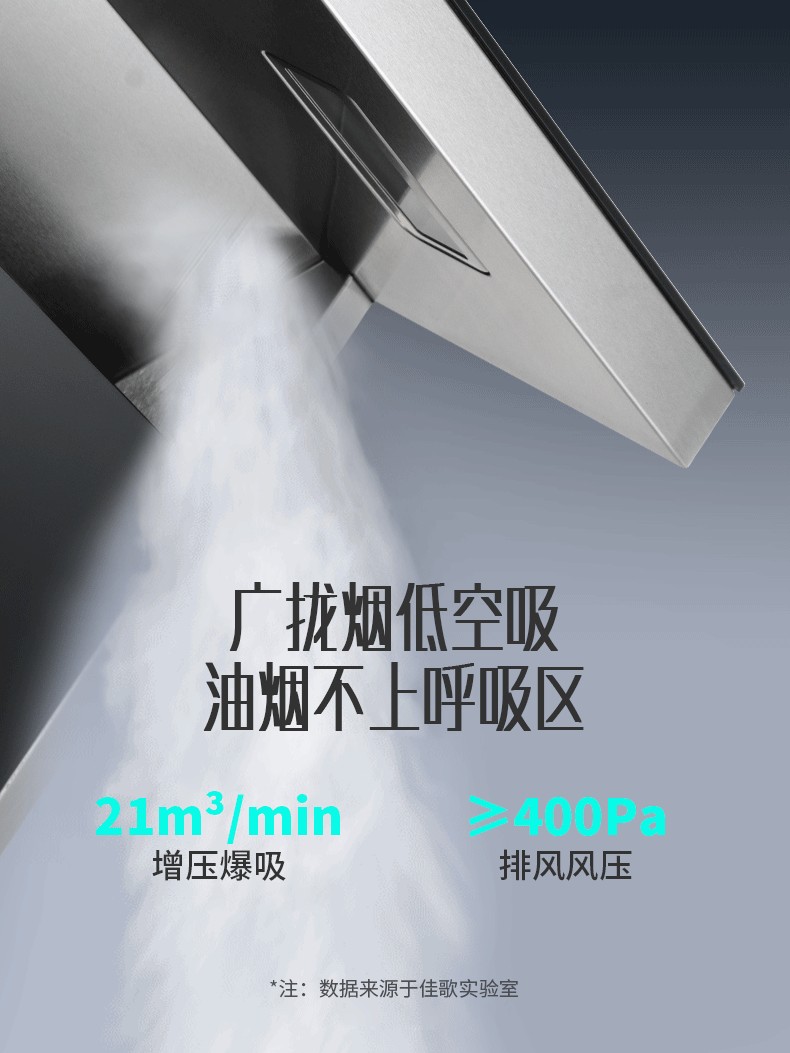 佳歌集成灶專業(yè)吸油煙，不止大吸力！